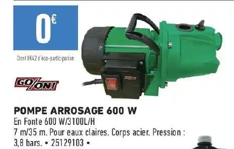 POMPE ARROSAGE 600 W