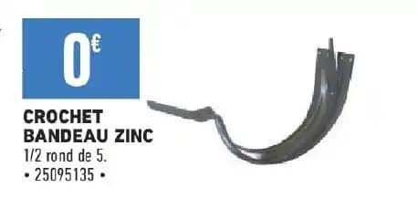 CROCHET BANDEAU ZINC