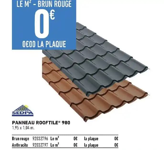PANNEAU ROOFTILE® 980