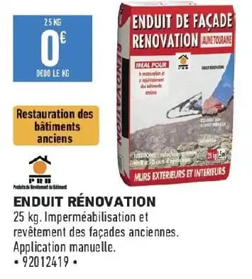 ENDUIT RÉNOVATION