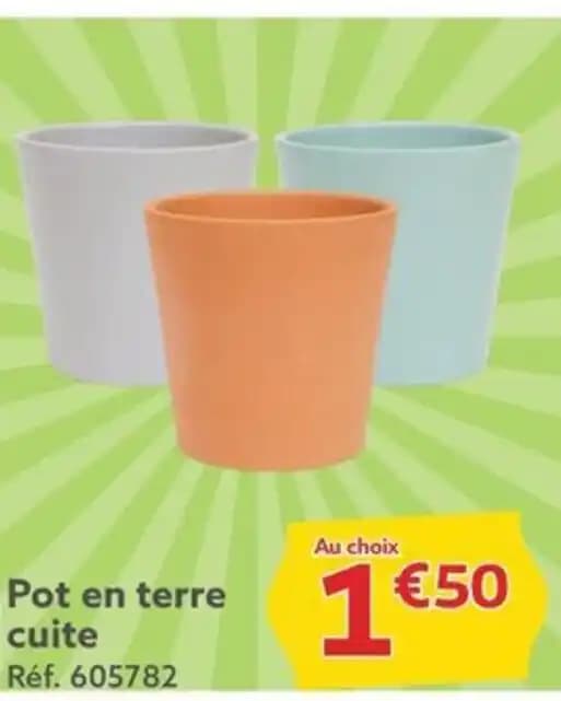 | Pot en terre cuite
