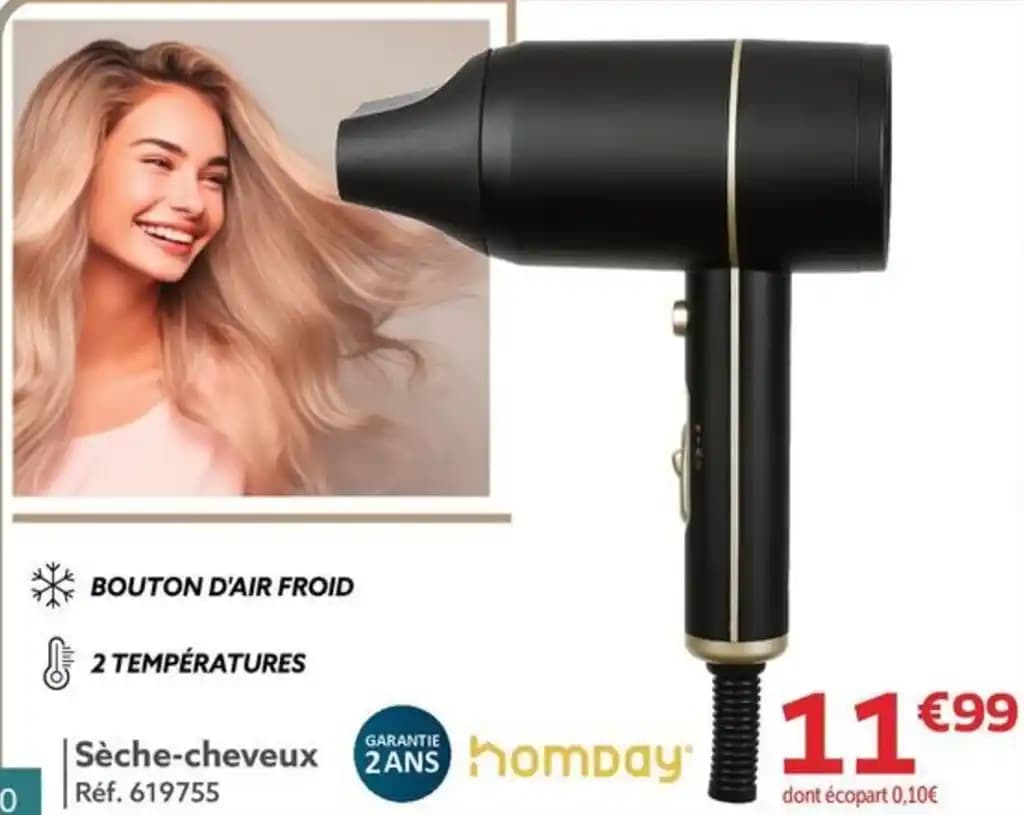 | Sèche-cheveux 2ANS homDay