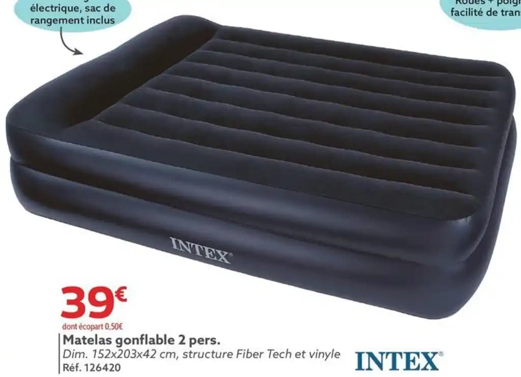 Matelas gonflable 2 pers.
