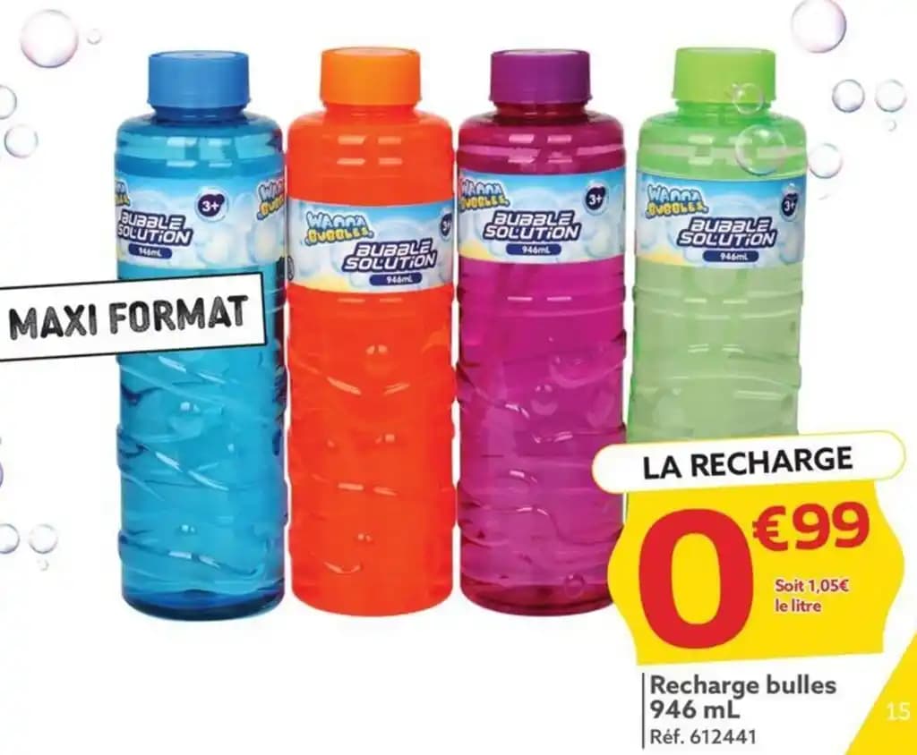 Recharge bulles 946 mL