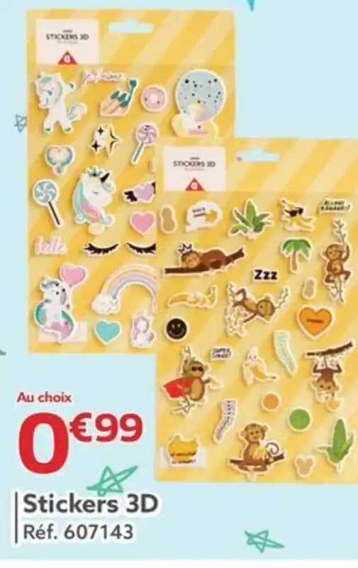 Stickers 3D Réf. 607143