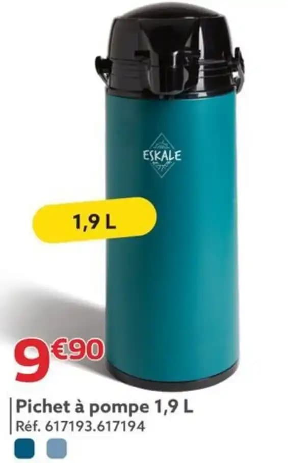 Pichet à pompe 1,9 L