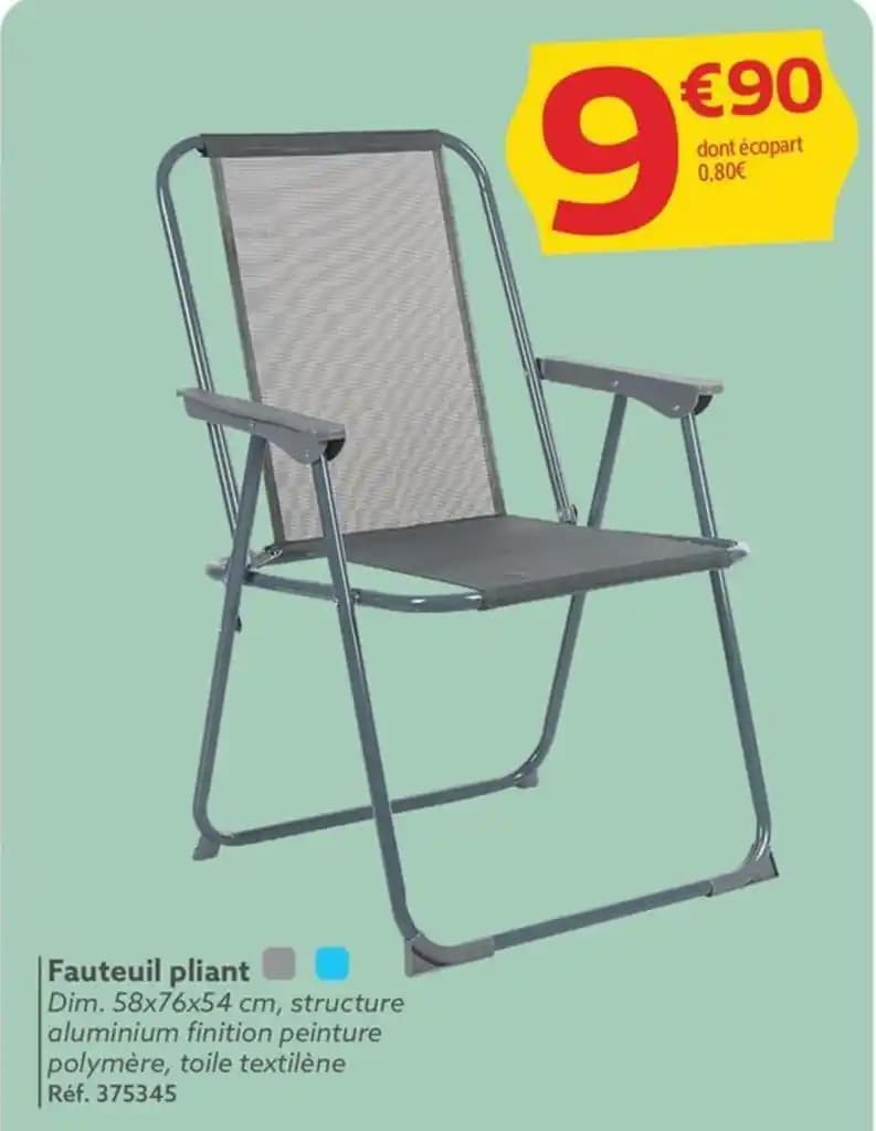 Fauteuil pliant