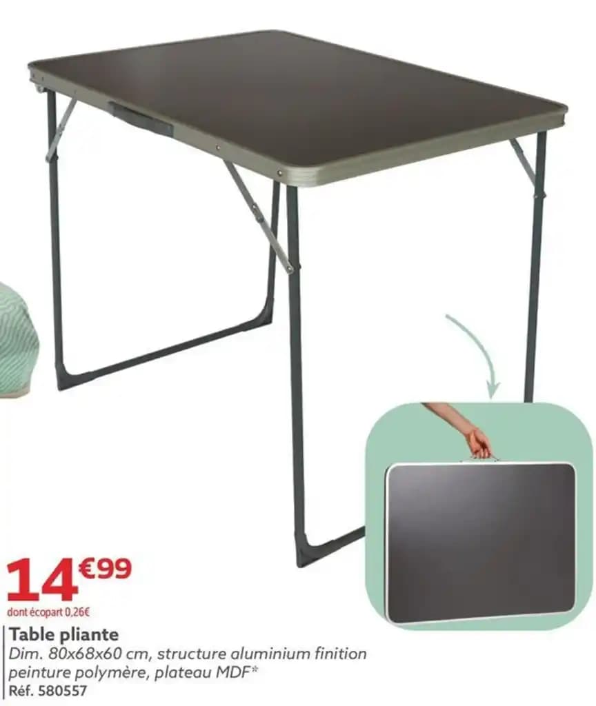 Table pliante
