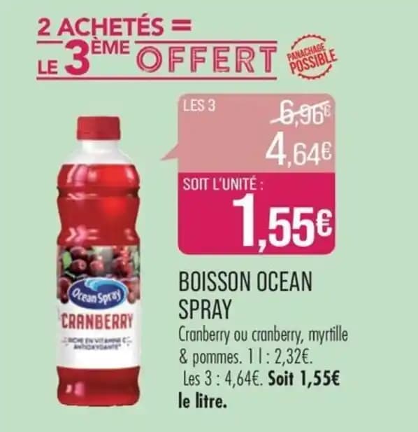 BOISSON OCEAN SPRAY