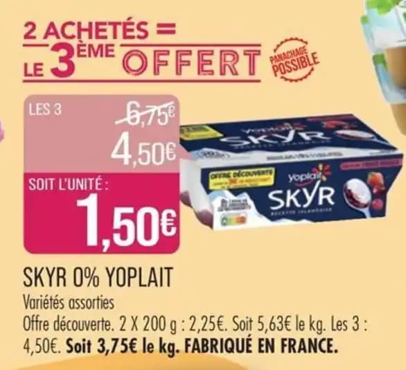 SKYR 0% YOPLAIT