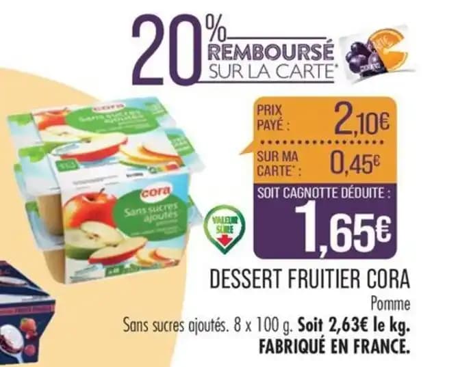 DESSERT FRUITIER CORA
