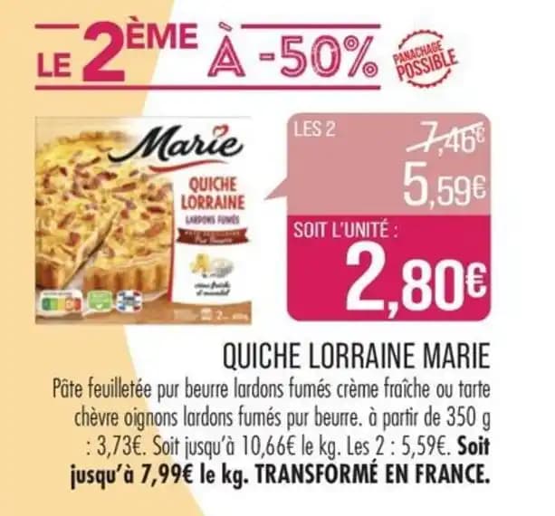 QUICHE LORRAINE MARIE