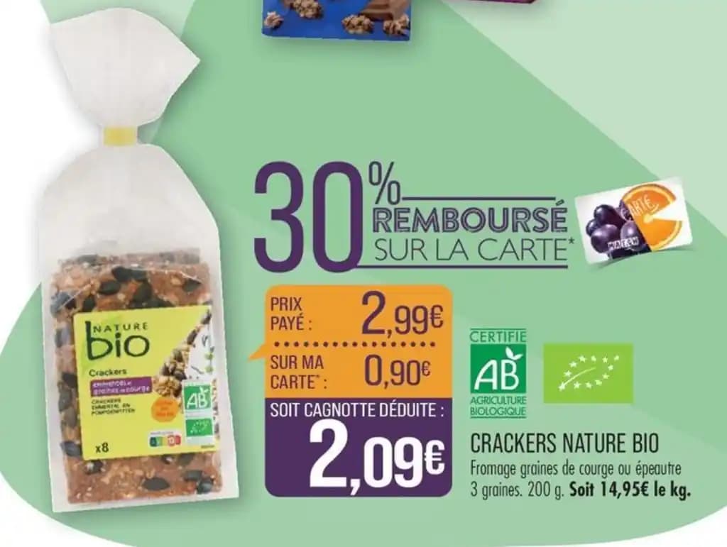 CRACKERS NATURE BIO