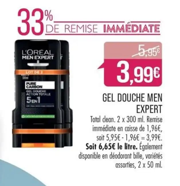 GEL DOUCHE MEN EXPERT