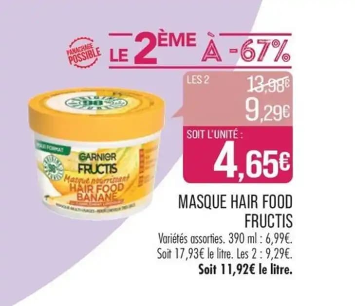 MASQUE HAIR FOOD FRUCTIS