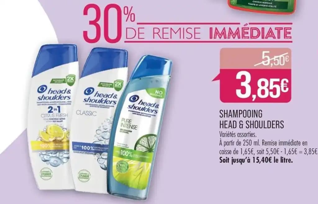 SHAMPOOING HEAD & SHOULDERS