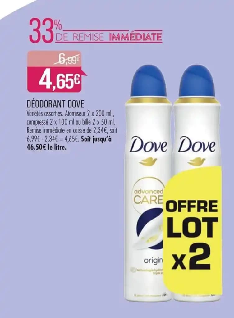 DÉODORANT DOVE