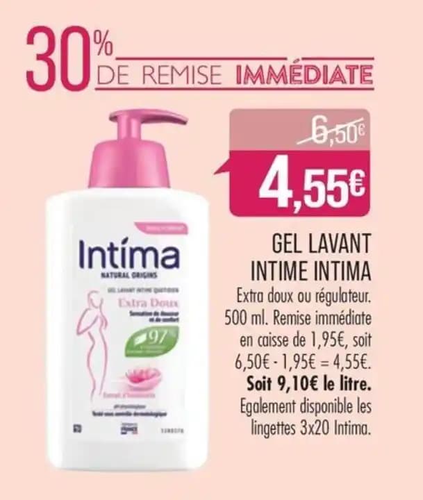 GEL LAVANT INTIME INTIMA