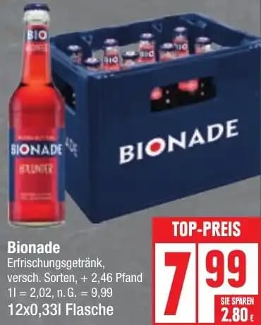 Bionade 12x0,33 L Flasche