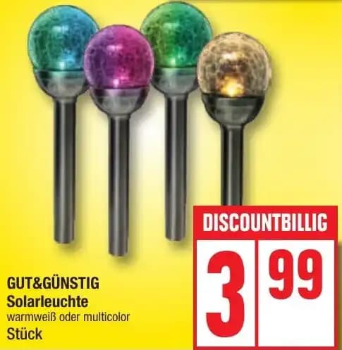 GUT&GÜNSTIG Solarleuchte