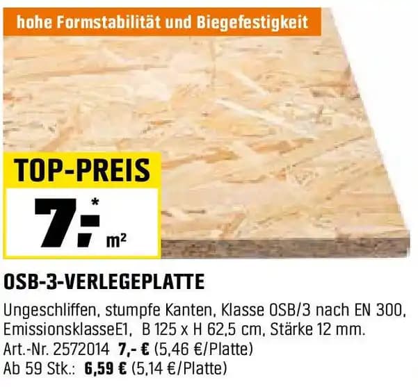 OSB-3-VERLEGEPLATTE