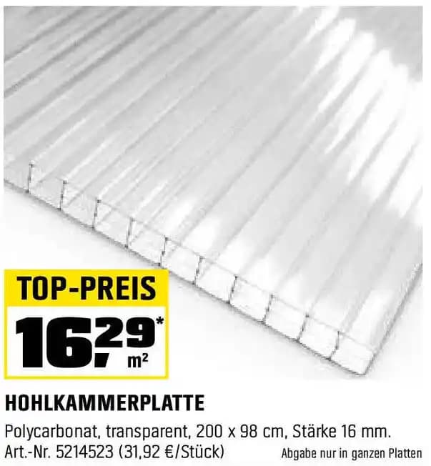 HOHLKAMMERPLATTE
