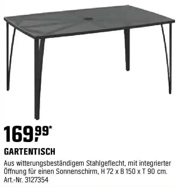 GARTENTISCH