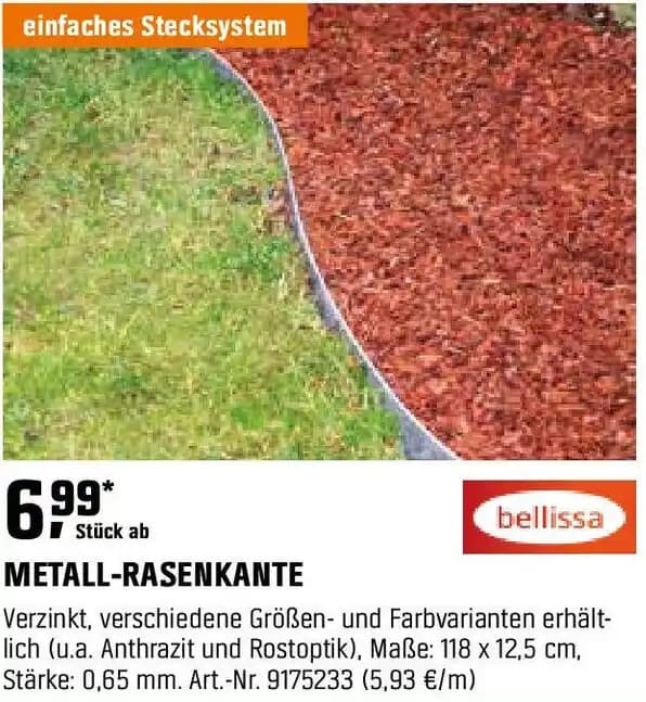 bellissa METALL-RASENKANTE