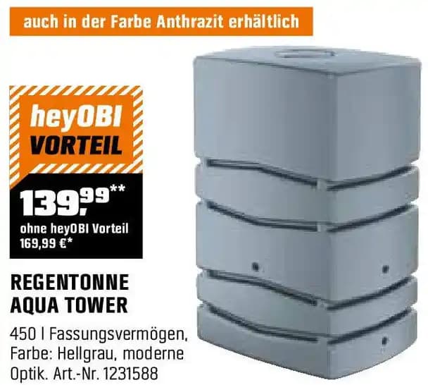 REGENTONNE AQUA TOWER