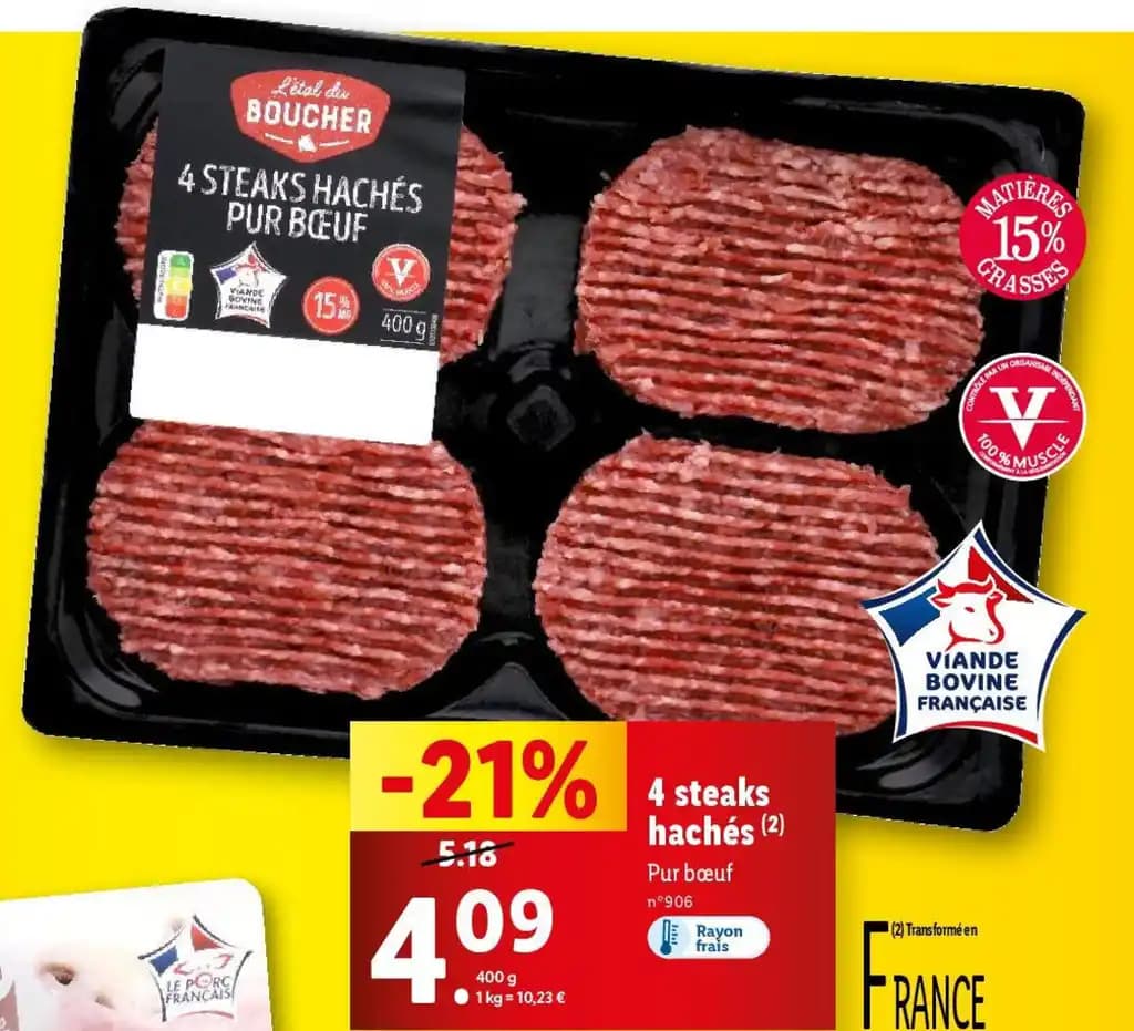 4 steaks hachés (2)