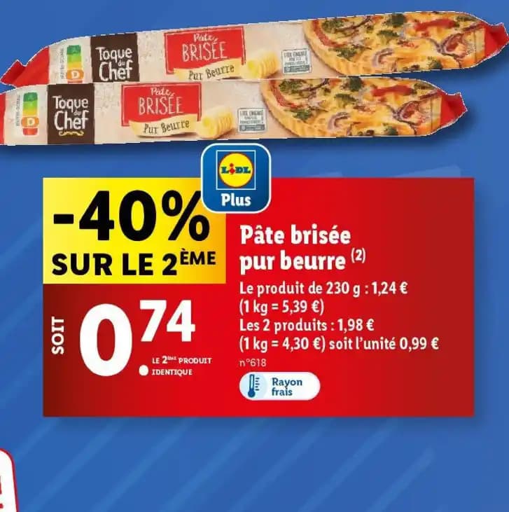 Pâte brisée pur beurre