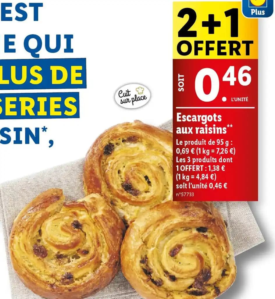 Escargots aux raisins