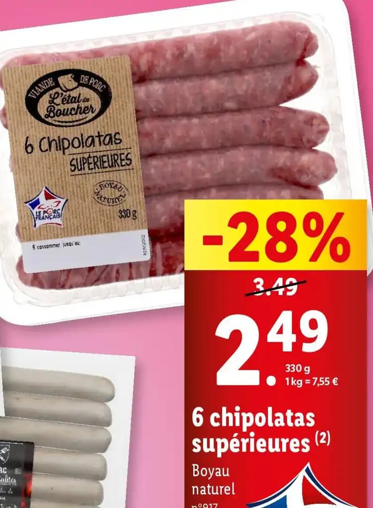 6 Chipolatas supérieures (2)