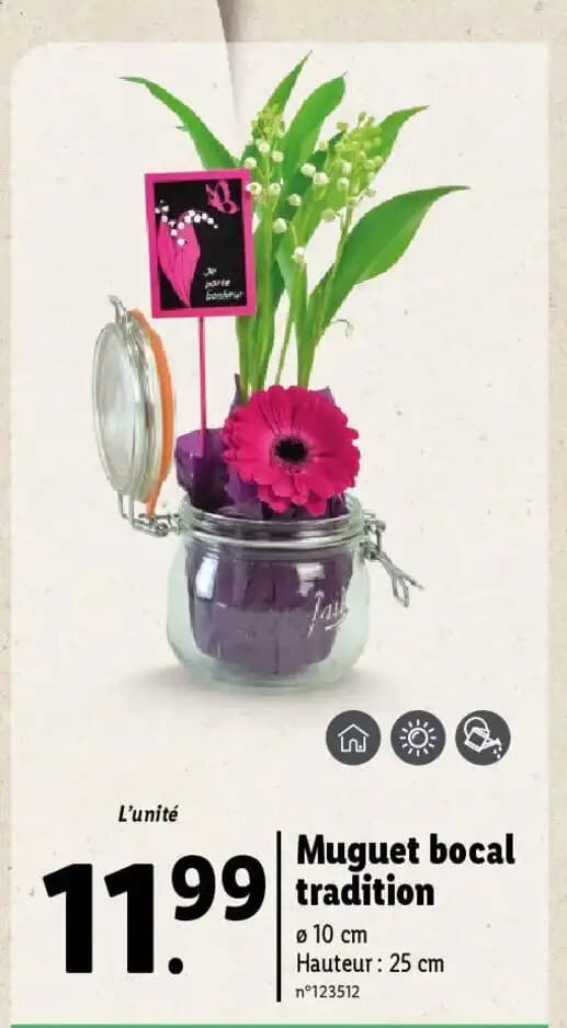 Muguet bocal tradition