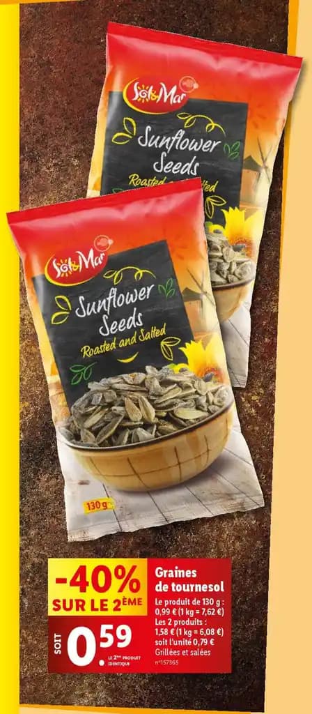 Graines de tournesol