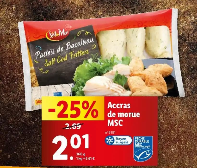 Accras de morue MSC