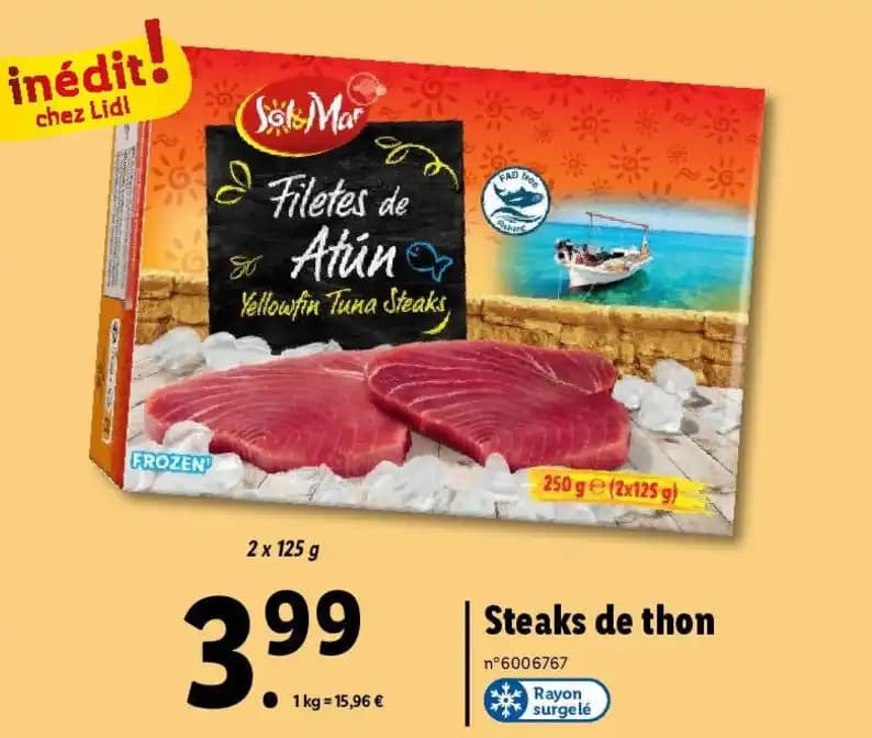 Steaks de thon