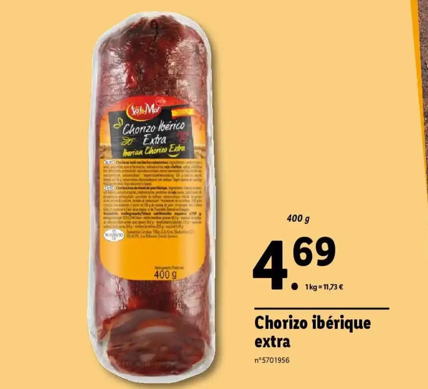 Chorizo ibérique extra