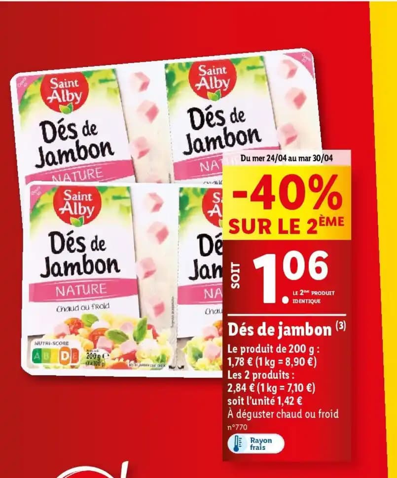 Dés de jambon (3)