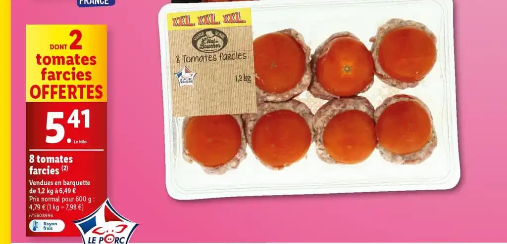 8 tomates farcies