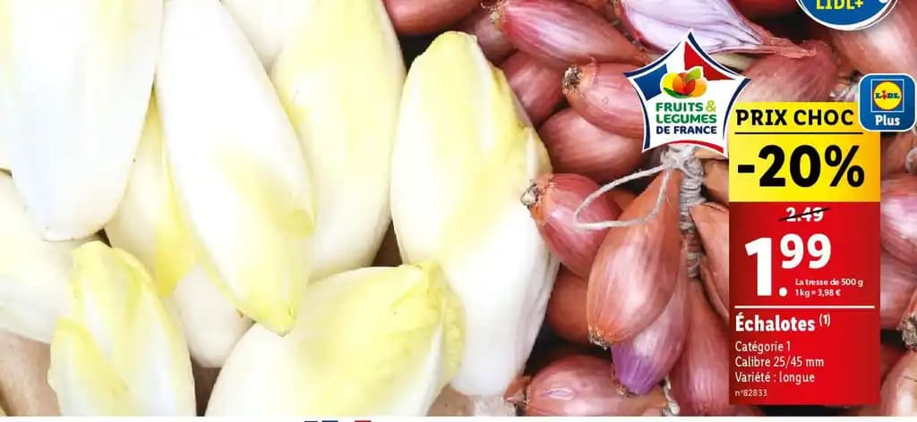 Échalotes (1) Catégorie 1