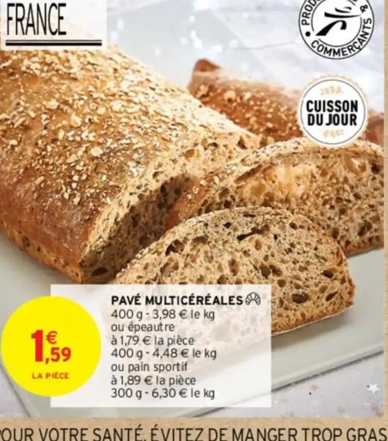 PAVÉ MULTICÉRÉALES