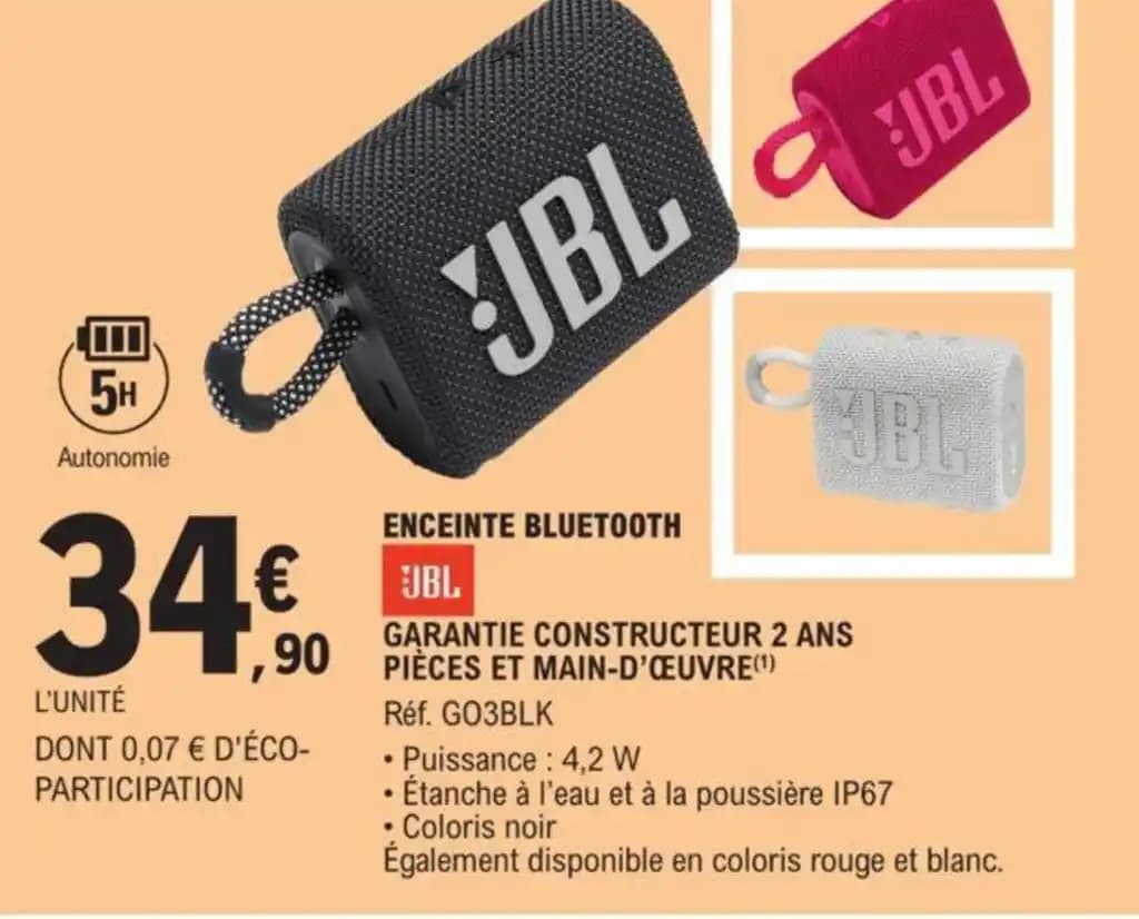 ENCEINTE BLUETOOTH