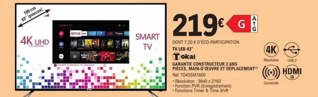 TV LED 43"