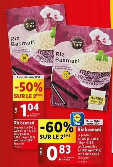 Golden sun - riz basmati