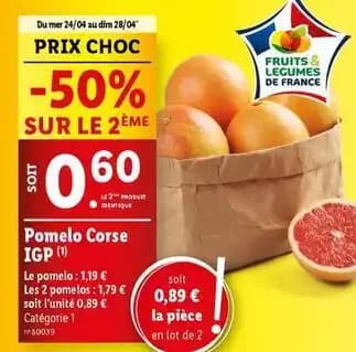 Pomelo corse igp