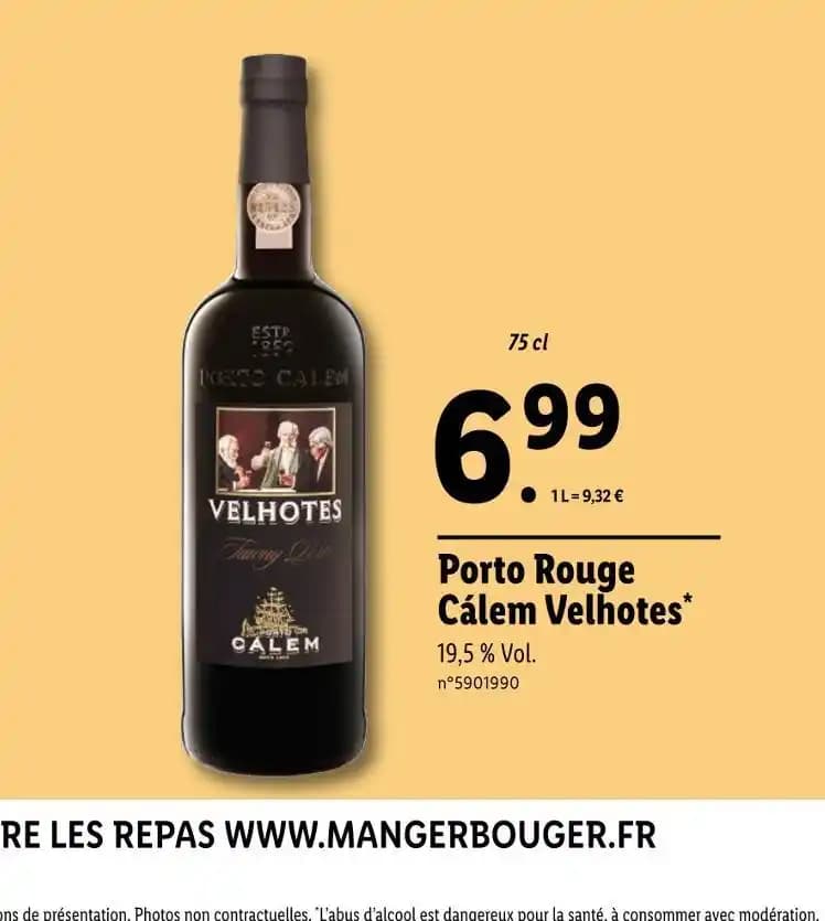 Cálem Velhotes Porto Rouge