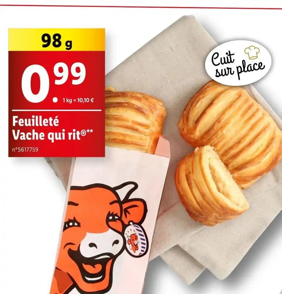 Feuilleté Vache qui rit