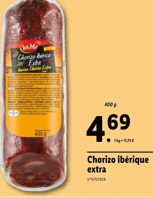 Chorizo ibérique