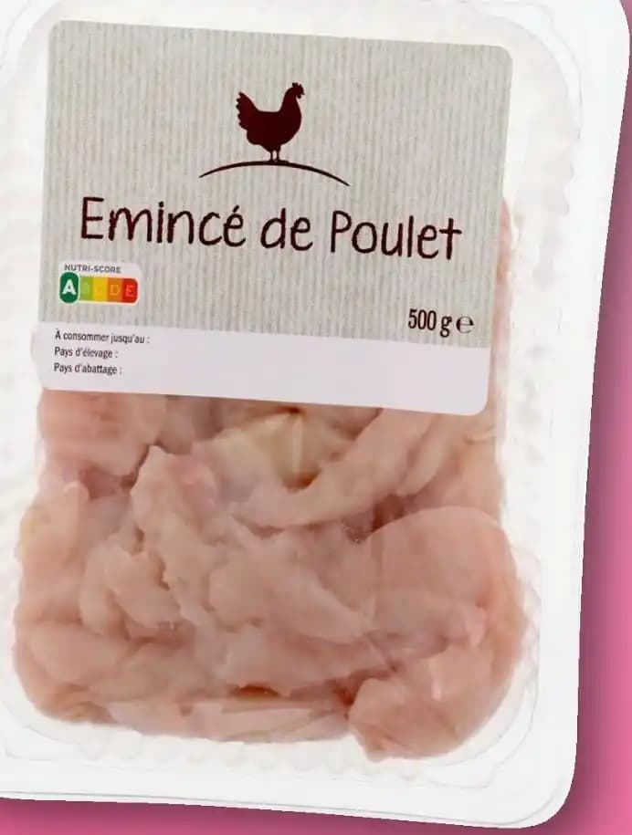 Émincé de poulet